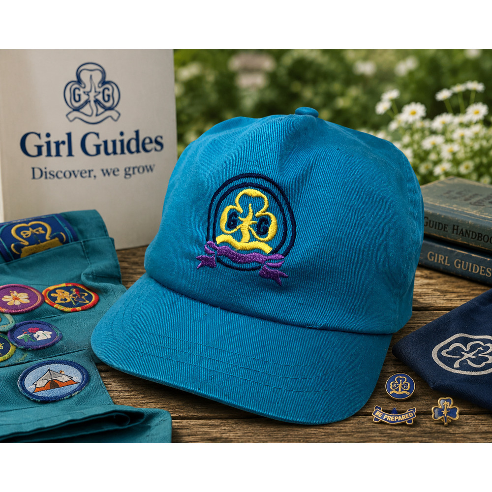 Girl Guides Association Teal Strapback Cap Hat Official Uniform Snapback OSFM